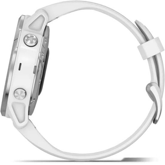 Умные часы Garmin Fenix 6s (серебристый/белый)