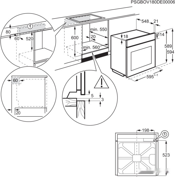 Духовой шкаф Electrolux EOD5C50Z