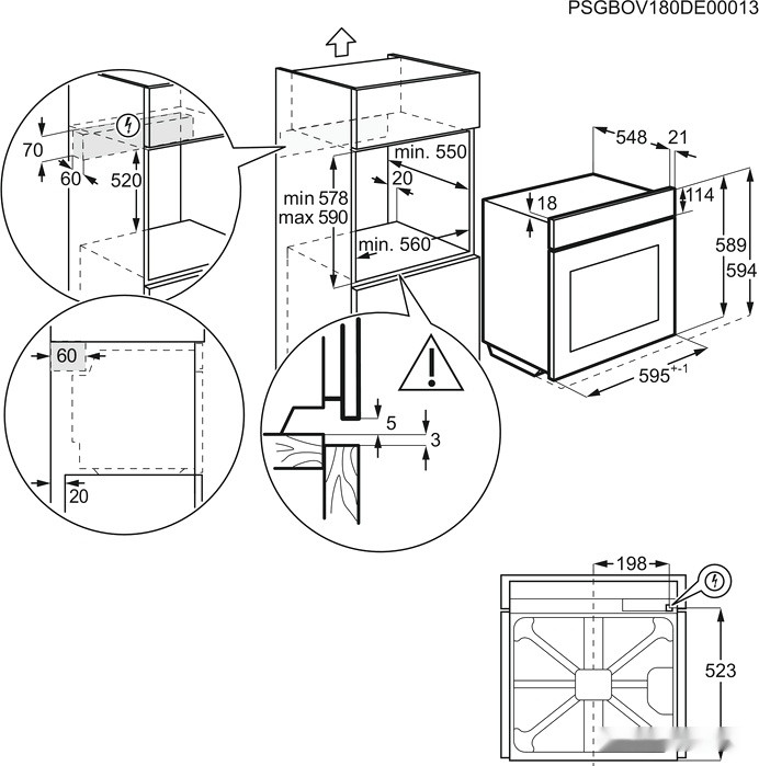 Духовой шкаф Electrolux EOD5C50Z