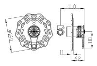 Смеситель Zorg Sanitary A 404DK-BR
