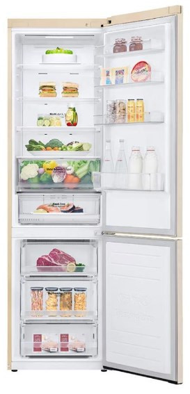 Холодильник с морозильником LG GC-B509FEMW