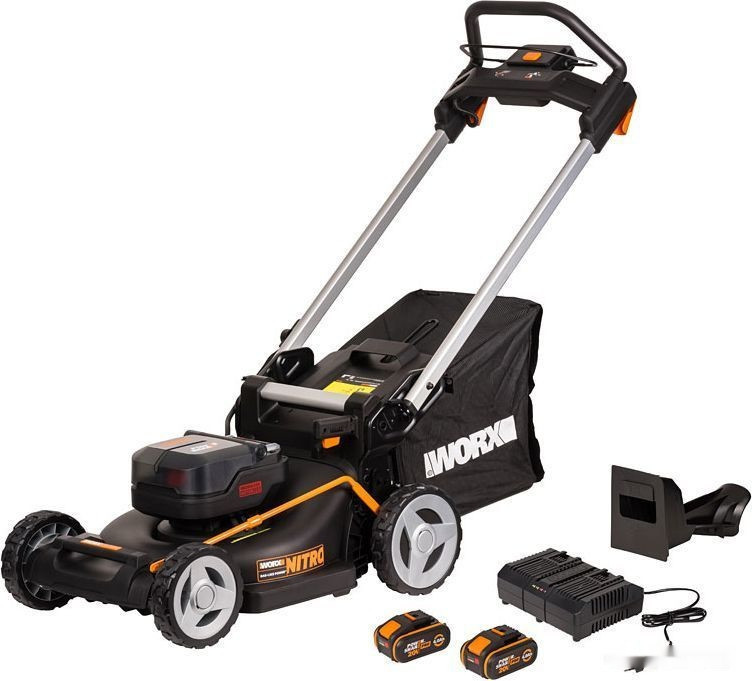 Газонокосилка Worx WG748E Газонокосилка Worx WG748E