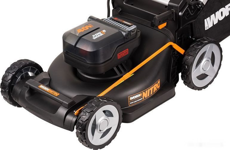 Газонокосилка Worx WG748E Газонокосилка Worx WG748E