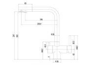 Смеситель ARFEKA AF SDS-03SS304 BLACK GRAFIT
