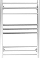 Полотенцесушитель Ростела Свирель D нижнее подключение 1" 80 см