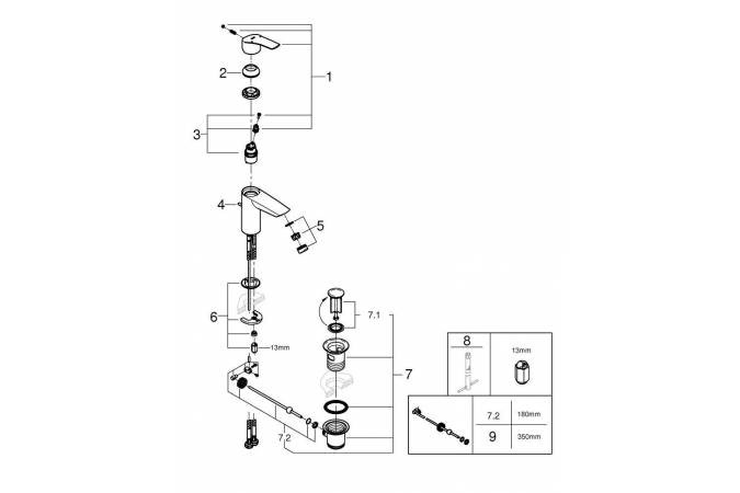 Смеситель Grohe Eurosmart 33265003