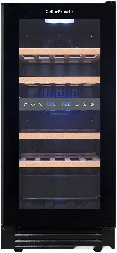 Винный шкаф Cellar Private CP027-2TBH со скрытой ручкой