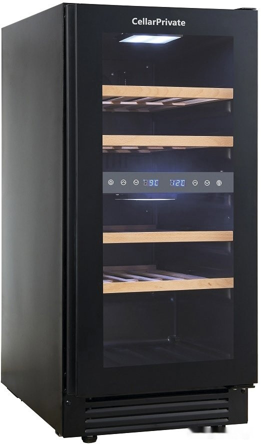 Винный шкаф Cellar Private CP027-2TBH со скрытой ручкой