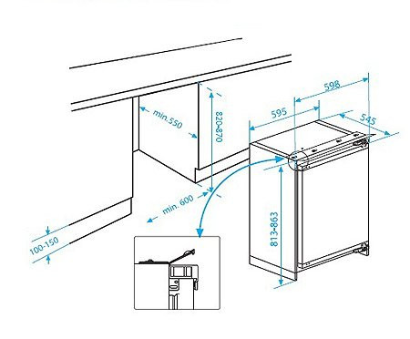 Однокамерный холодильник Beko BU 1100 HCA Однокамерный холодильник Beko BU 1100 HCA