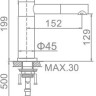 Смеситель Ledeme H52 L1152