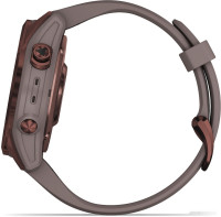Умные часы Garmin Fenix 7S Sapphire Solar 42 мм (темно-бронзовый титан/сланцевый)