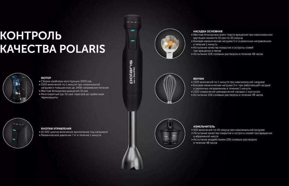 Блендер Polaris PHB 1510GL Silent Блендер Polaris PHB 1510GL Silent