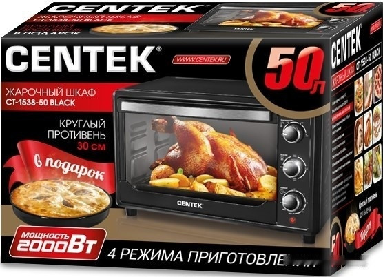 Мини-печь CENTEK CT-1538-50 (черный) Мини-печь CENTEK CT-1538-50 (черный)