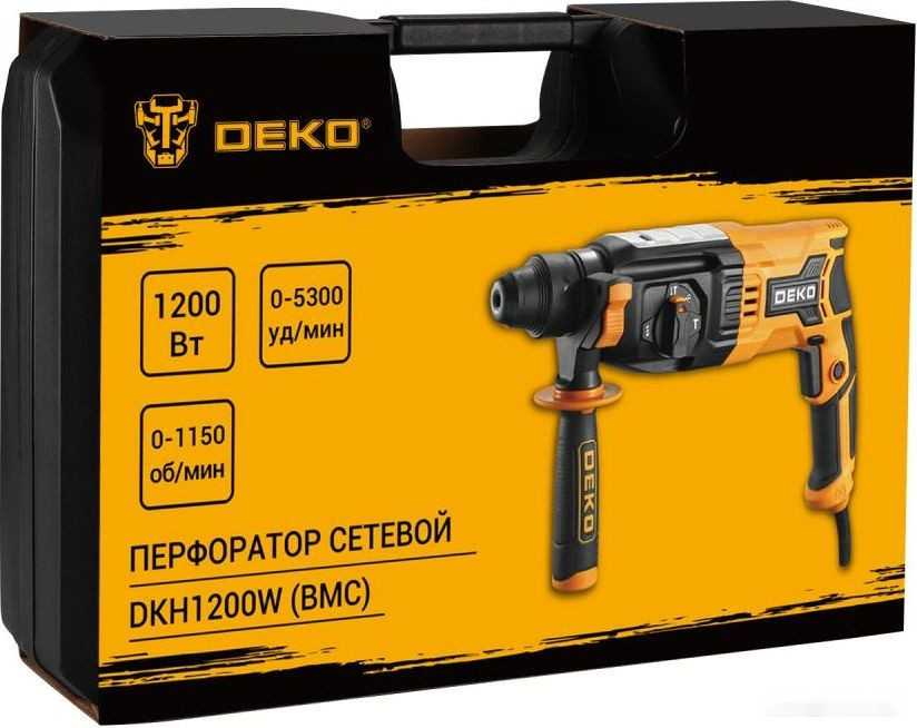 Перфоратор Deko DKH1200W (кейс) Перфоратор Deko DKH1200W (кейс)