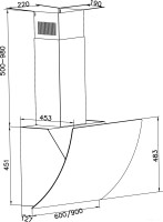Вытяжка ZorG Technology Universo 1200 60 S (черный)