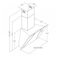 Вытяжка AKPO Cetias Eco 50 wk-4 белый
