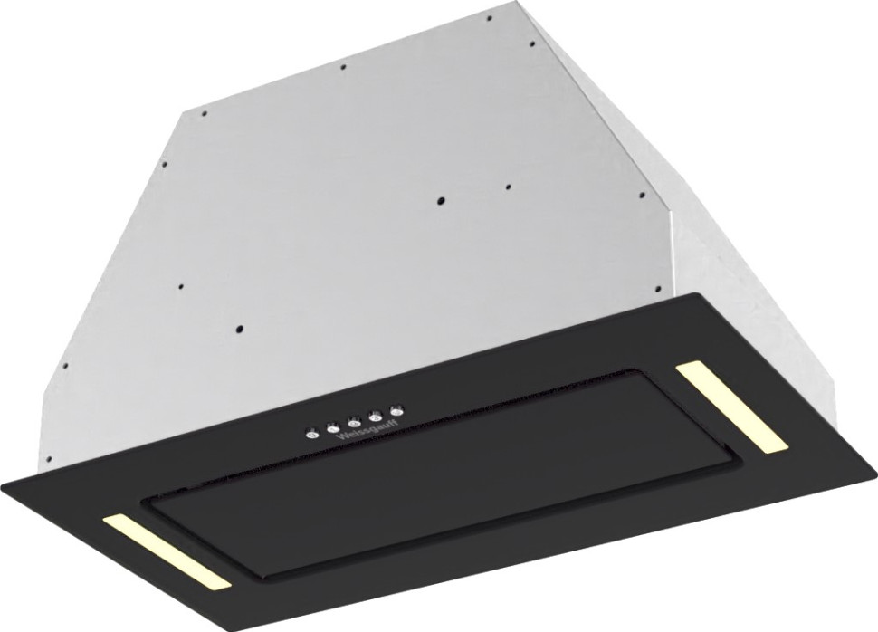 Вытяжка Weissgauff Aviator 600 PB Black Glass