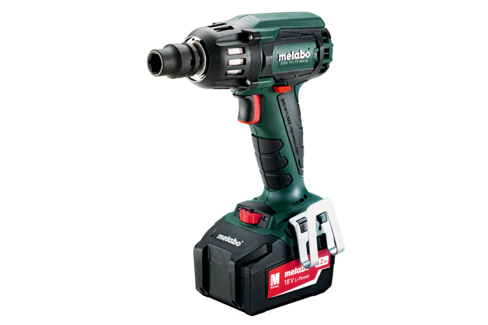 Гайковерт ударный Metabo SSW 18 LTX 400 BL 2x5.2Ah