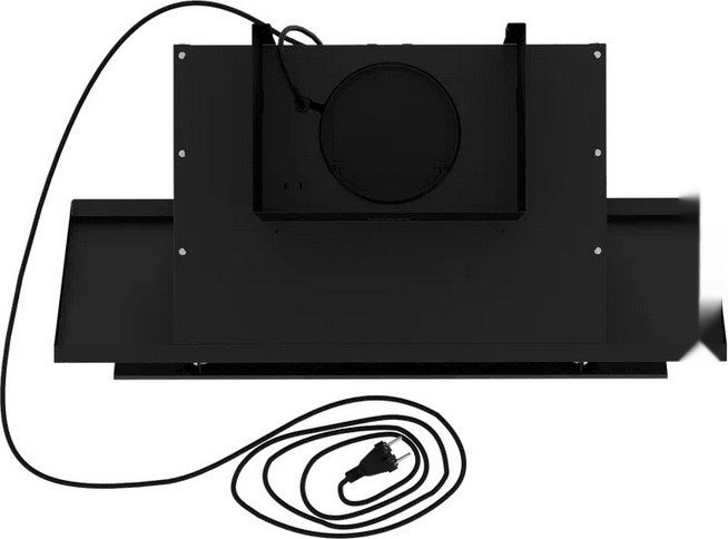 Вытяжка Elikor Коралл 60П-430-К3Д 266401 (черный/черное стекло)
