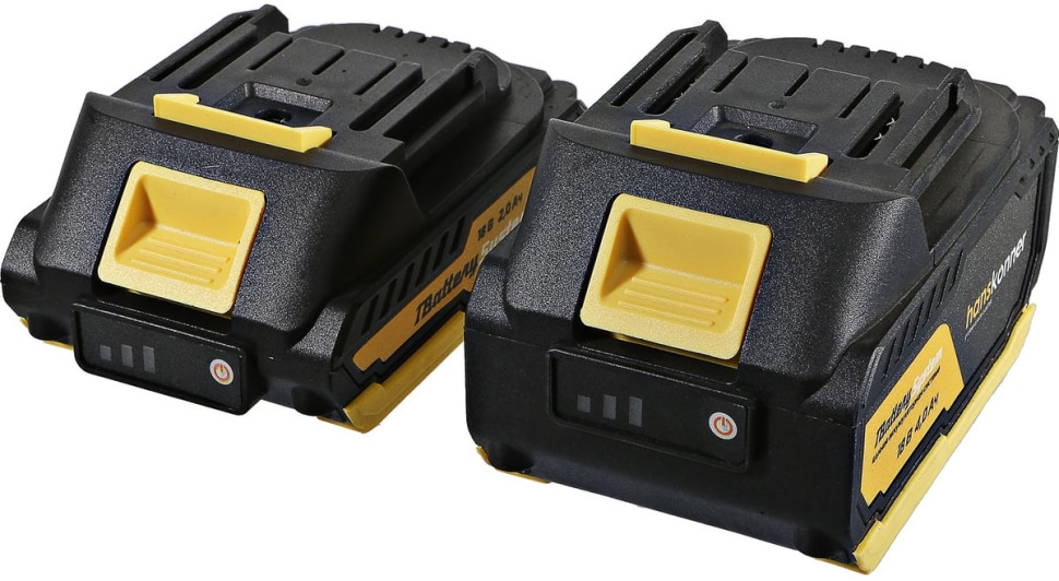 Ударная дрель-шуруповерт Hanskonner HCD18165BLI (с 2-мя АКБ, кейс) Ударная дрель-шуруповерт Hanskonner HCD18165BLI (с 2-мя АКБ, кейс)