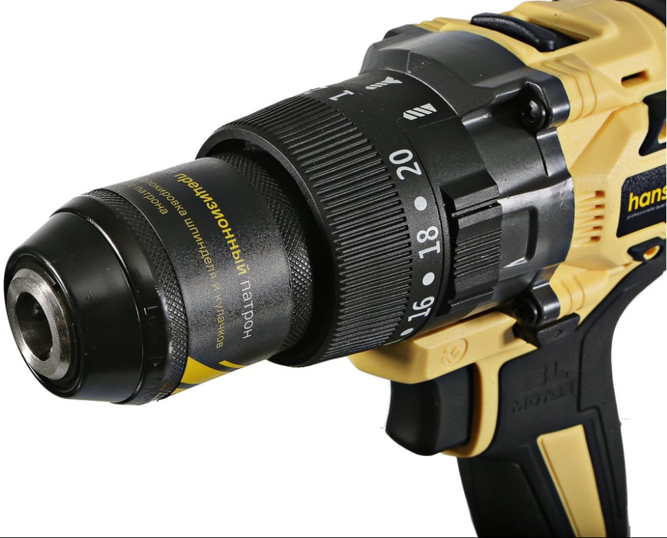 Ударная дрель-шуруповерт Hanskonner HCD18165BLI (с 2-мя АКБ, кейс) Ударная дрель-шуруповерт Hanskonner HCD18165BLI (с 2-мя АКБ, кейс)