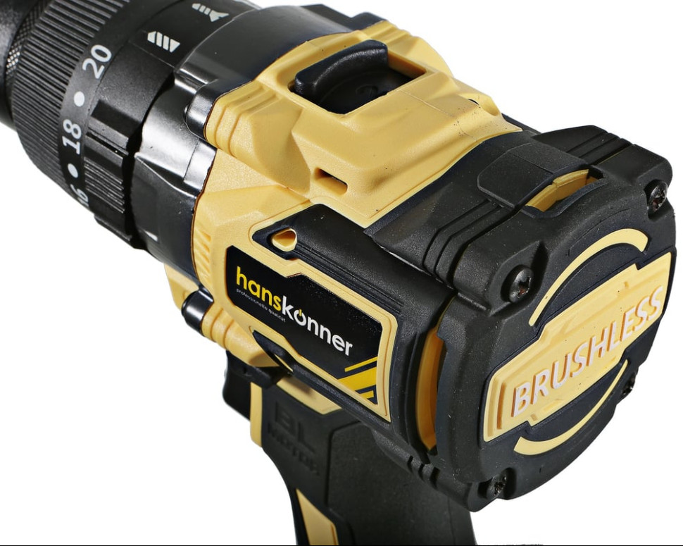 Ударная дрель-шуруповерт Hanskonner HCD18165BLI (с 2-мя АКБ, кейс) Ударная дрель-шуруповерт Hanskonner HCD18165BLI (с 2-мя АКБ, кейс)