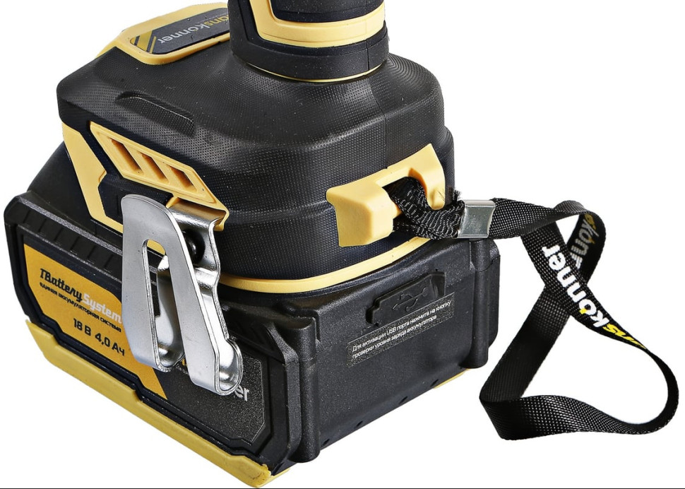 Ударная дрель-шуруповерт Hanskonner HCD18165BLI (с 2-мя АКБ, кейс) Ударная дрель-шуруповерт Hanskonner HCD18165BLI (с 2-мя АКБ, кейс)