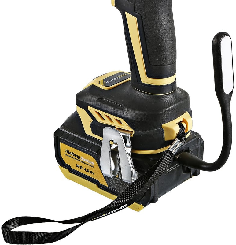 Ударная дрель-шуруповерт Hanskonner HCD18165BLI (с 2-мя АКБ, кейс) Ударная дрель-шуруповерт Hanskonner HCD18165BLI (с 2-мя АКБ, кейс)