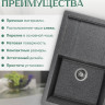 Кухонная мойка Saniteco Fama (графит)