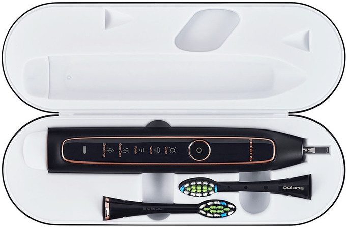 Электрическая зубная щетка Polaris PETB 0101 BL/TC Электрическая зубная щетка Polaris PETB 0101 BL/TC