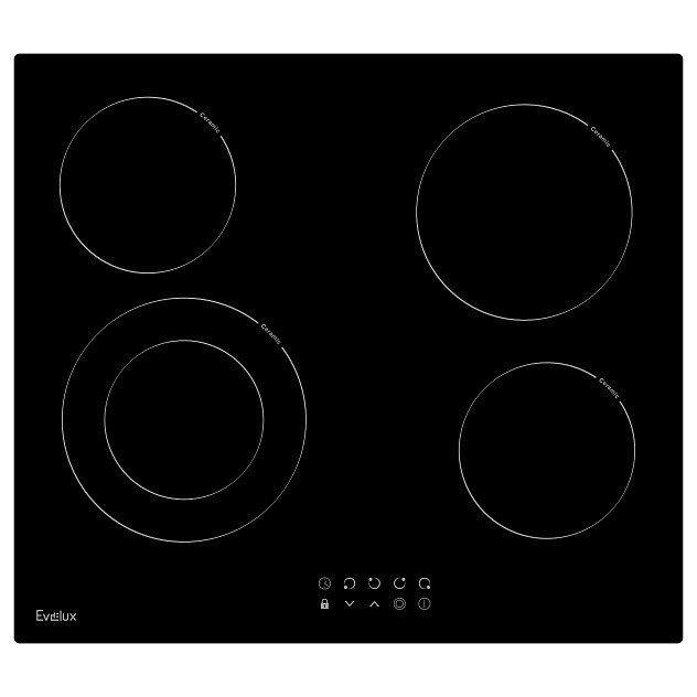 Варочная панель Evelux HEV 641 B Варочная панель Evelux HEV 641 B