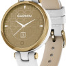Умные часы Garmin Lily (светло-золотистый, белый/кожаный ремешок)