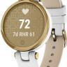 Умные часы Garmin Lily (светло-золотистый, белый/кожаный ремешок)