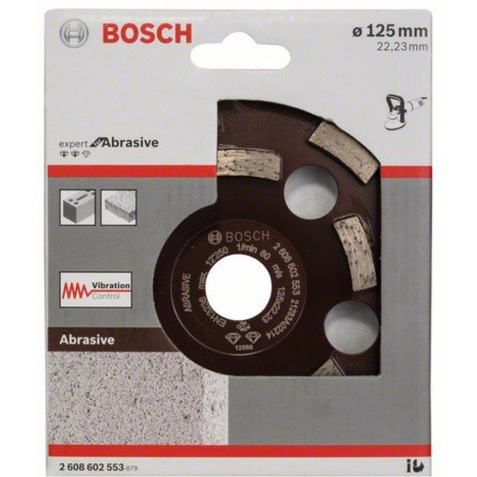 Шлифовальная алмазная чашка Bosch 2.608.602.553