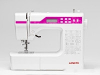 Электромеханическая швейная машина Janete 2600A (розовый)