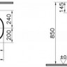 Умывальник Vitra Outline 5991B483-0016