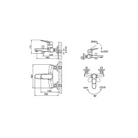 Смеситель Bravat Eler F6191238CP-01
