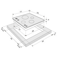 Варочная панель Krona PARTITA 60 AN