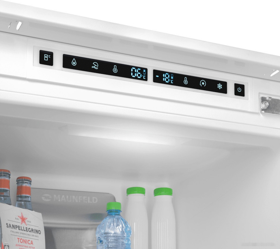 Холодильник Maunfeld MBF193NFWGR Холодильник Maunfeld MBF193NFWGR