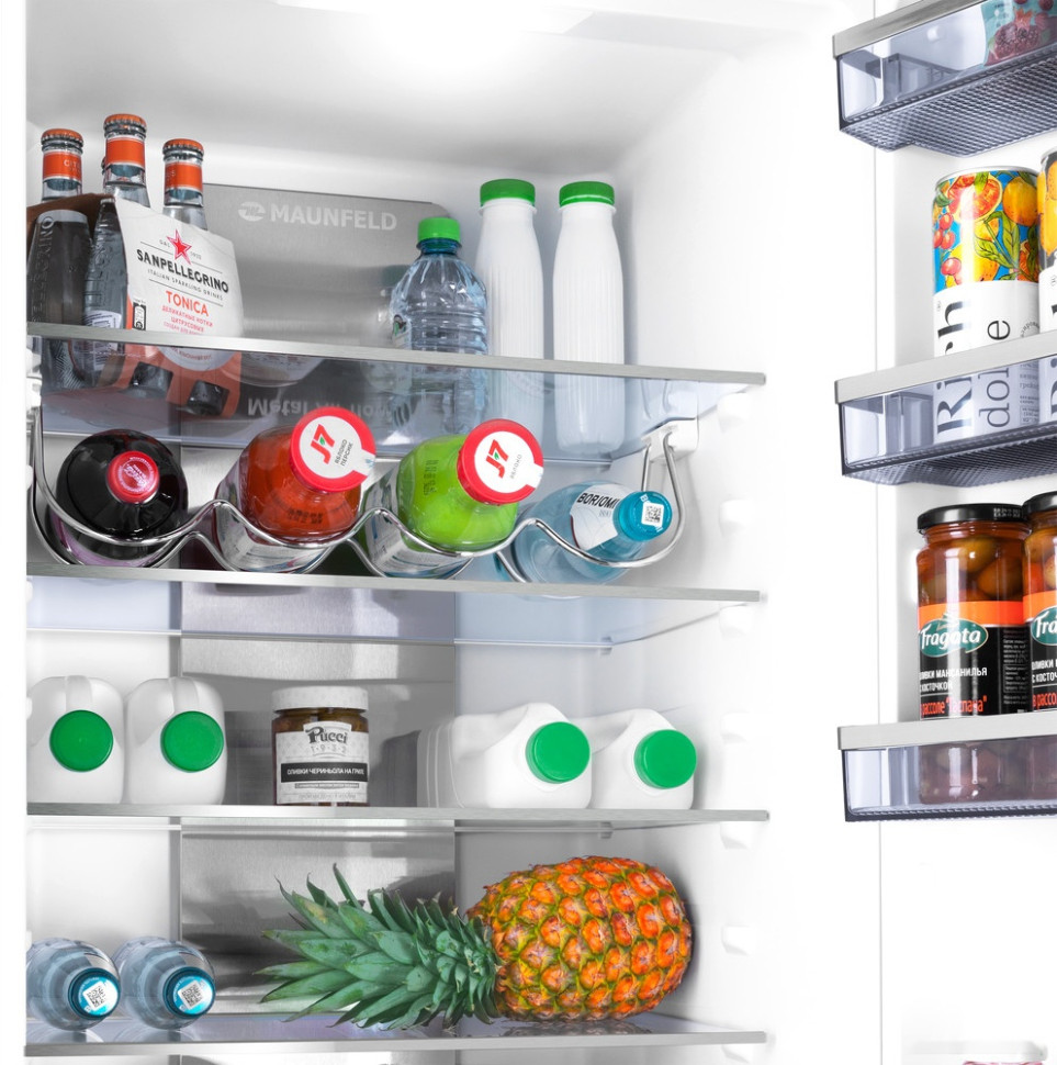 Холодильник Maunfeld MBF193NFWGR Холодильник Maunfeld MBF193NFWGR