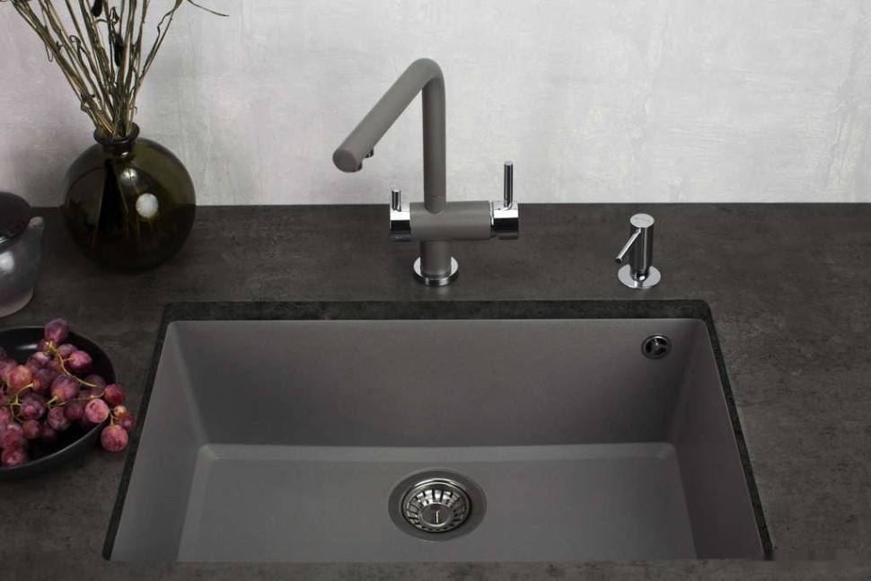 Кухонная мойка Omoikiri Tedori 66-U GR (leningrad grey) Кухонная мойка Omoikiri Tedori 66-U GR (leningrad grey)