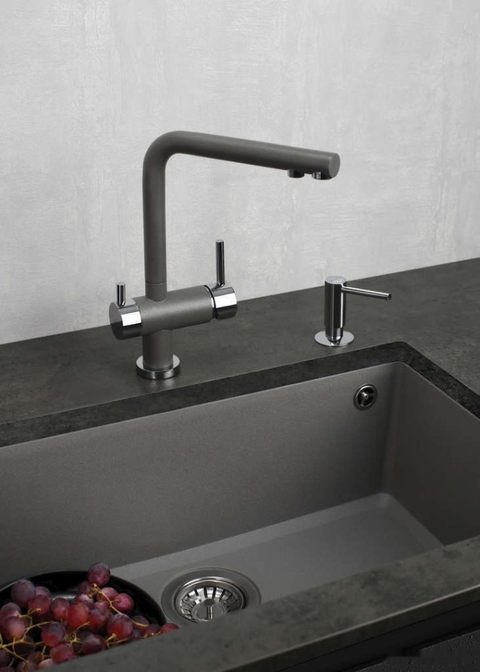 Кухонная мойка Omoikiri Tedori 66-U GR (leningrad grey) Кухонная мойка Omoikiri Tedori 66-U GR (leningrad grey)