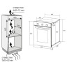 Духовой шкаф Meferi MEO456WH LIGHT