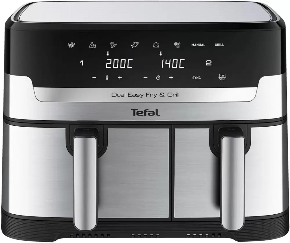 Фритюрница Tefal Dual Easy Fry & Grill EY905D