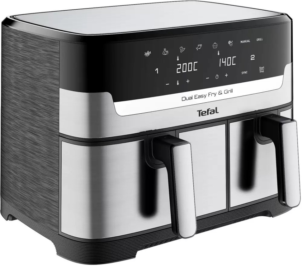 Фритюрница Tefal Dual Easy Fry & Grill EY905D Фритюрница Tefal Dual Easy Fry & Grill EY905D