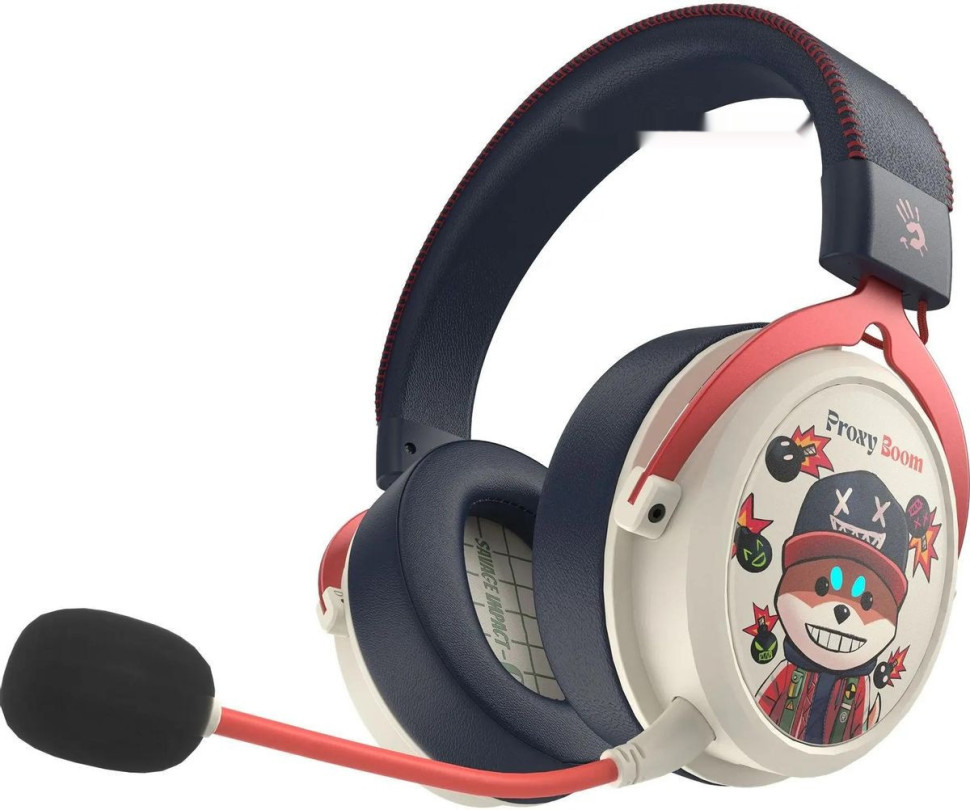 Наушники A4Tech Bloody MR595 Proxy Boom (бежевый) Наушники A4Tech Bloody MR595 Proxy Boom (бежевый)