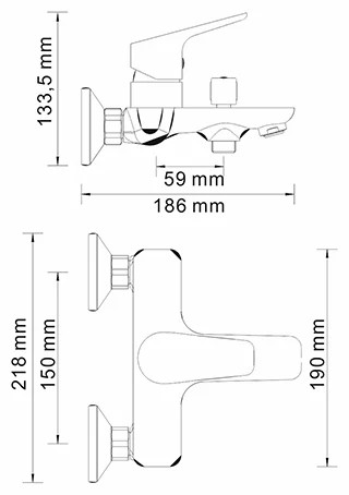 Смеситель Wasserkraft Lippe 4501 Смеситель Wasserkraft Lippe 4501