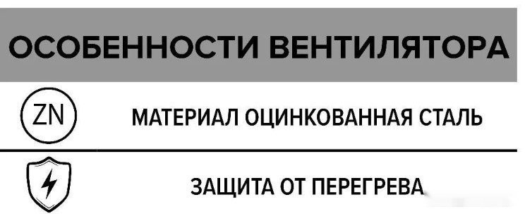 Осевой вентилятор ERA D250 CV 250