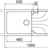 Кухонная мойка Elleci Ego 480 G62 Bianco Antico Кухонная мойка Elleci Ego 480 G62 Bianco Antico
