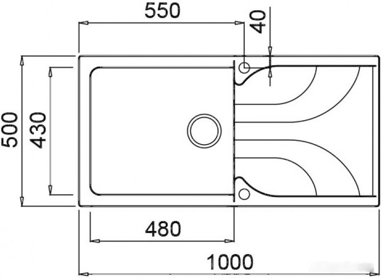 Кухонная мойка Elleci Ego 480 G62 Bianco Antico Кухонная мойка Elleci Ego 480 G62 Bianco Antico